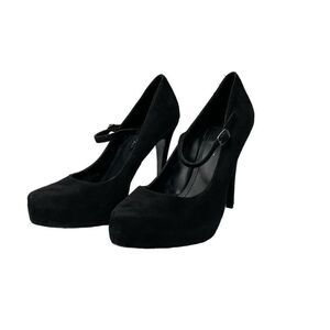 BCBGeneration Black Suede Stilettos- Women’s 9